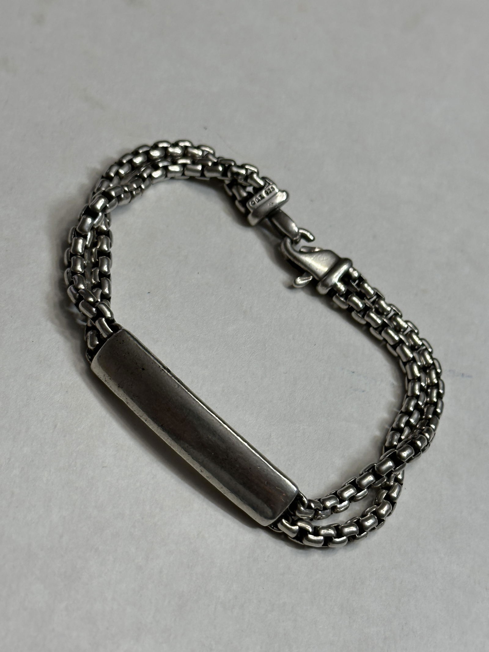 DAVID YURMAN STERLING SILVER BRACELET (1 of 4)