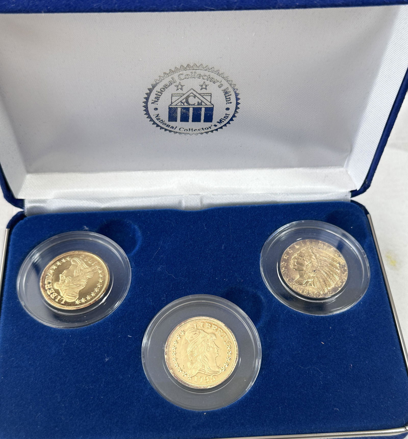 SET OF (3) .999 PURE SILVER SET PROOF COINS (1 of 3)