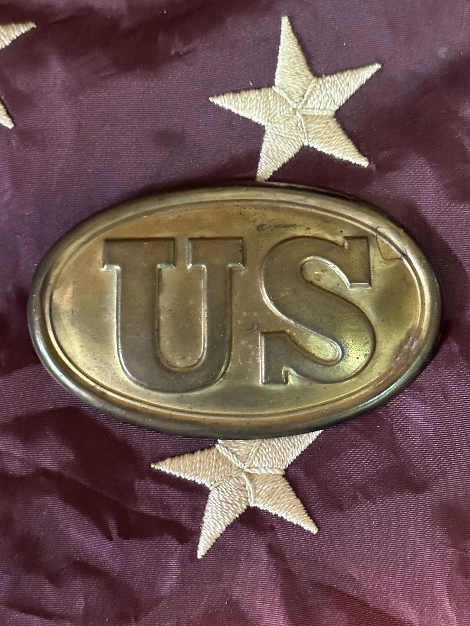 RARE CIVIL WAR UNION U.S. CARTRIDGE BOX PLATE: RARE CIVIL WAR UNION U.S. CARTRIDGE BOX PLATE. IT IS IN MINT OVERALL SHAPE AND CONDITION WITH A BEAUTIFUL OVERALL PATINA. HAS A GREAT LOOK TO IT WITH AN EXCELLENT OVERALL EYE APPEAL. A GREAT FIND AND 