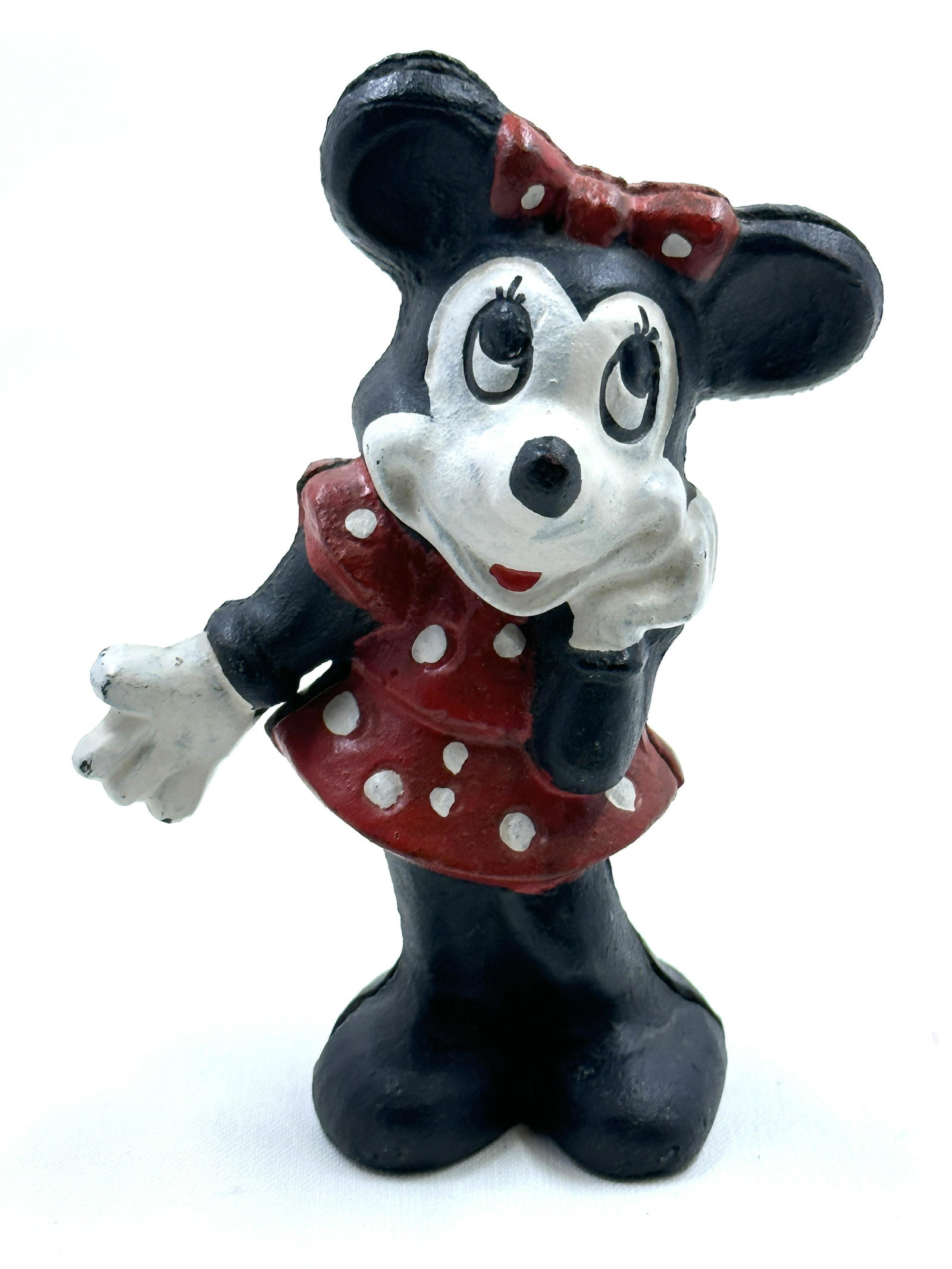 VINTAGE MICKEY MOUSE CAST IRON COIN BANK (1 of 5)