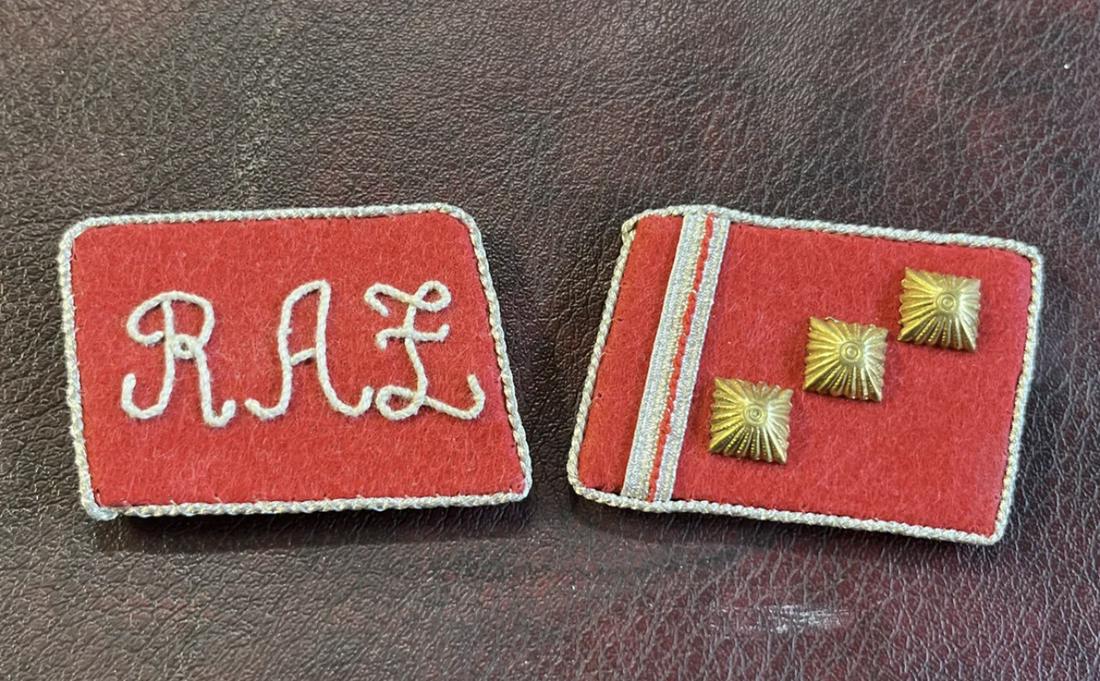 WW2 GERMAN ELITE RA MILITARY GROUP COLLAR TABS WITH RZM PAPER TAG: WW2 GERMAN ELITE RA MILITARY GROUP COLLAR TABS WITH RZM PAPER TAG. A RARE FIND. IT IS IN MINT OVERALL SHAPE AND CONDITION WITH A BEAUTIFUL OVERALL PATINA. SHOWS GOOD WEAR AND USE. A WELL MADE ANTIQUE 
