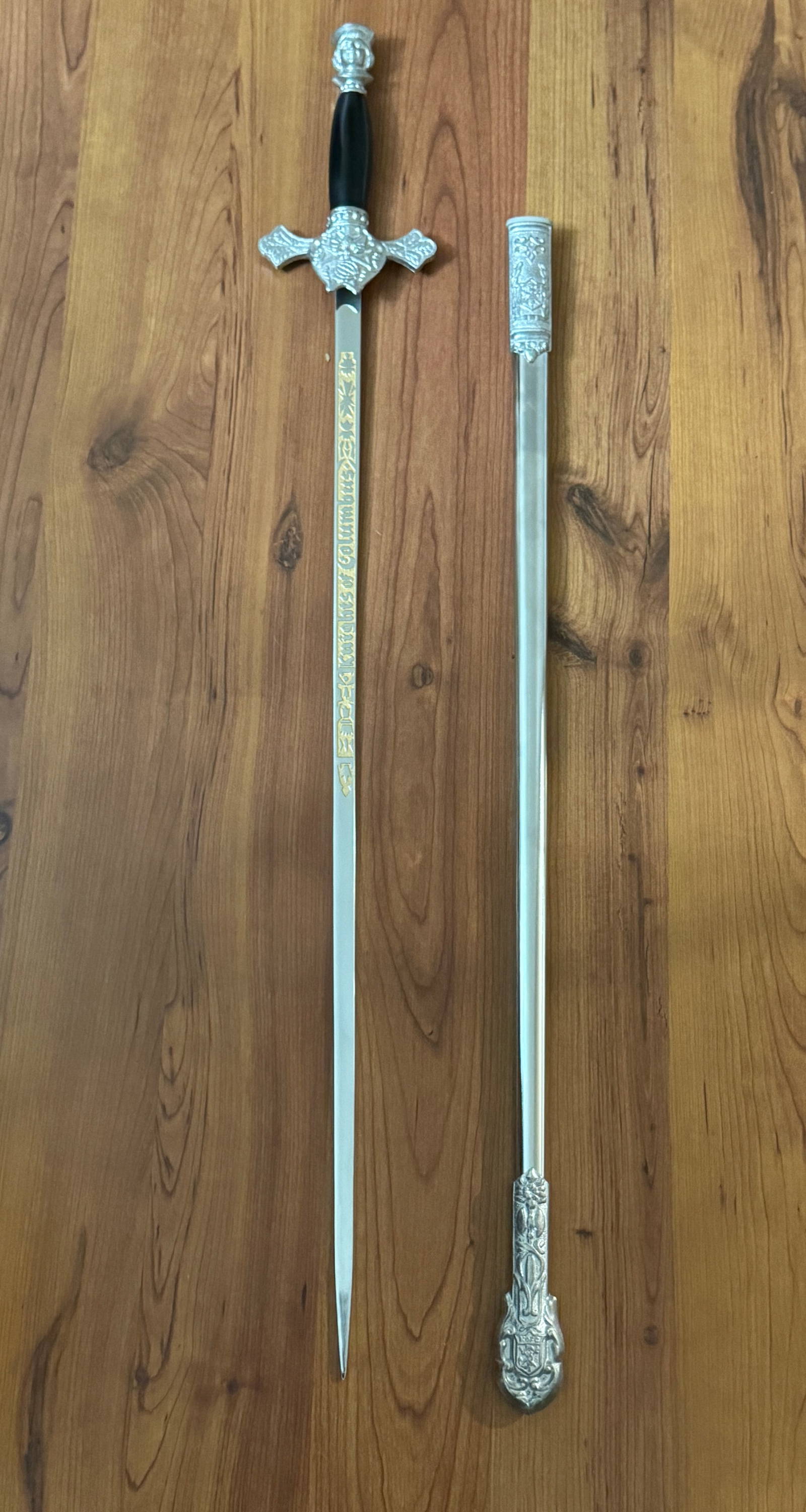 Antique 1800's Masonic Members Sword With Sheath Columbus, Ohio Auction