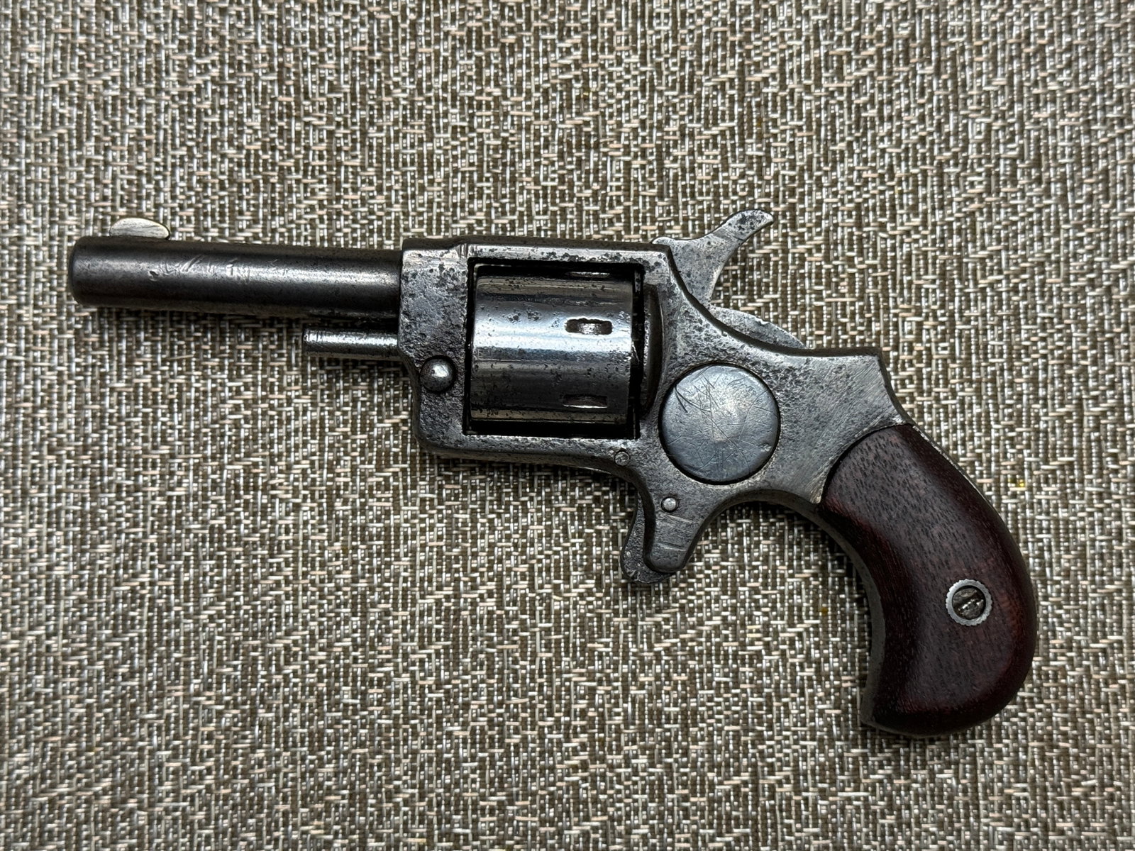 INDIAN WARS US PISTOL CO. PAT'D APRIL 29, 1871 BOOT PISTOL: INDIAN WARS US PISTOL CO. PAT'D APRIL 29, 1871 BOOT PISTOL. A BEAUTIFUL PISTOL THAT IS IN MINT OVERALL SHAPE AND CONDITION WITH A BEAUTIFUL OVERALL PATINA. SHOWS GOOD WEAR AND USE. APPEARS TO BE IN GO