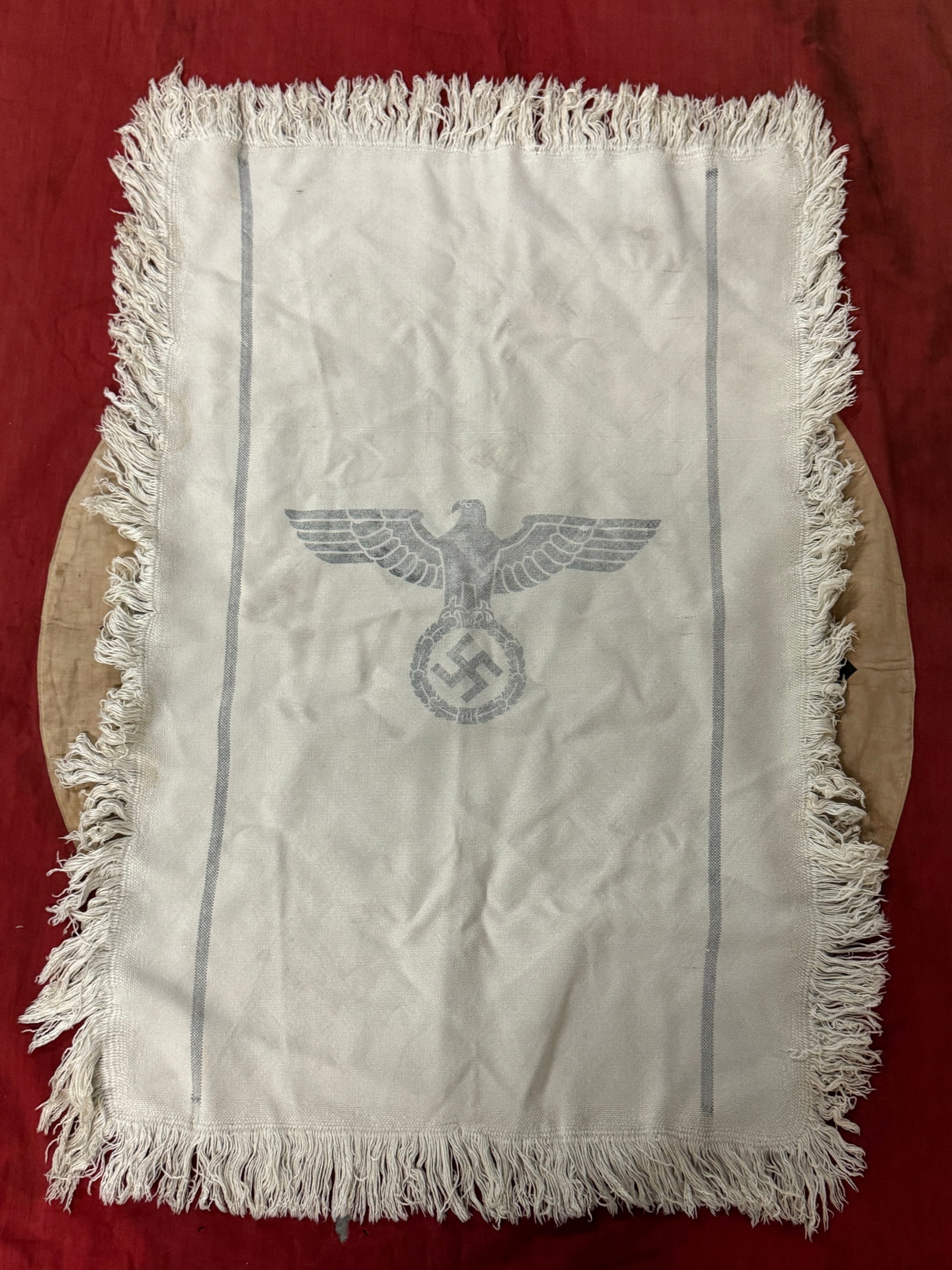 RARE WW2 GERMAN HEER ARMY OFFICER MODIFIED BLANKET: RARE WW2 GERMAN HEER ARMY OFFICER MODIFIED BLANKET