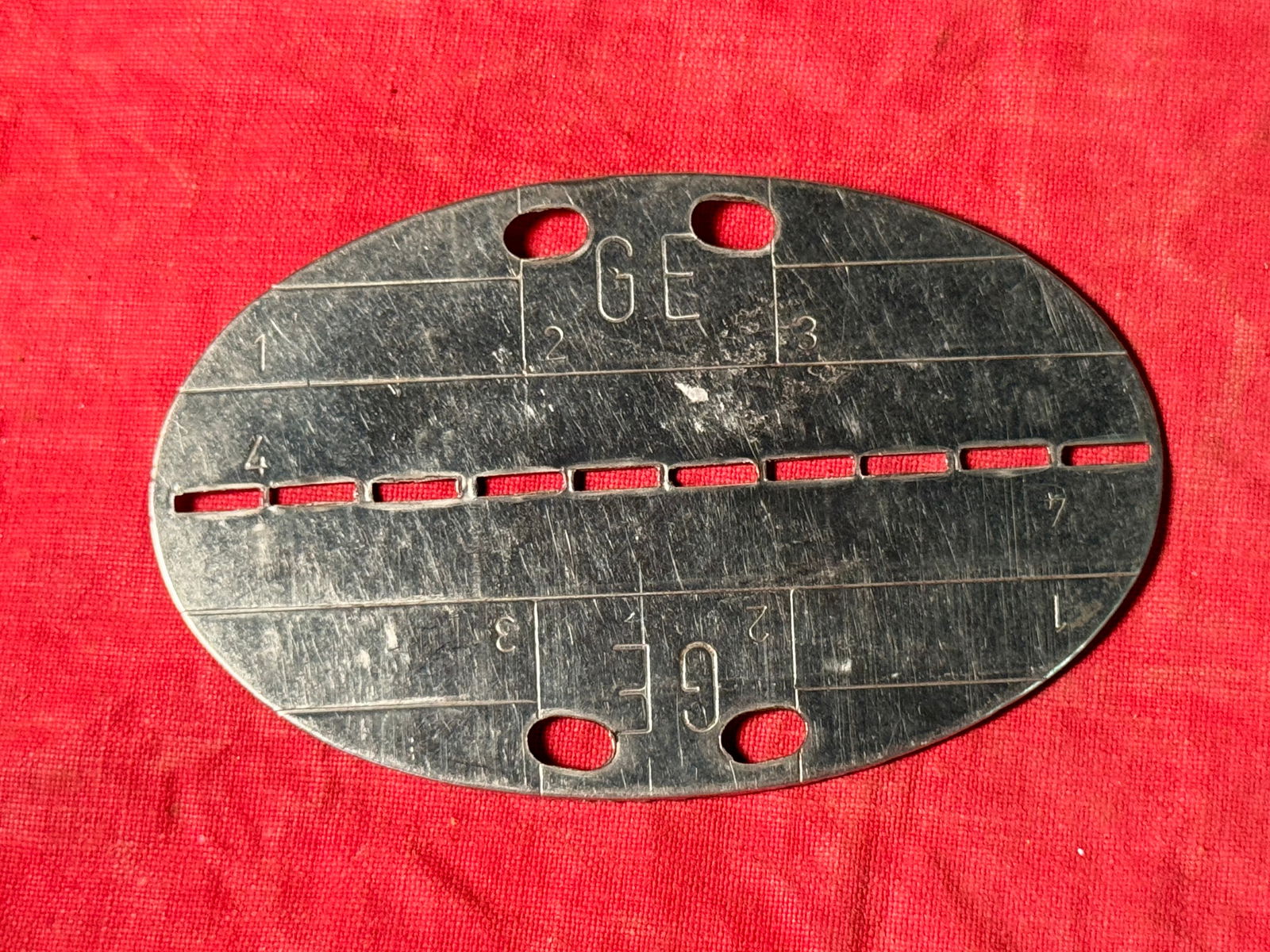 WW2 GERMAN OFFICER DOG TAG: WW2 GERMAN OFFICER DOG TAG