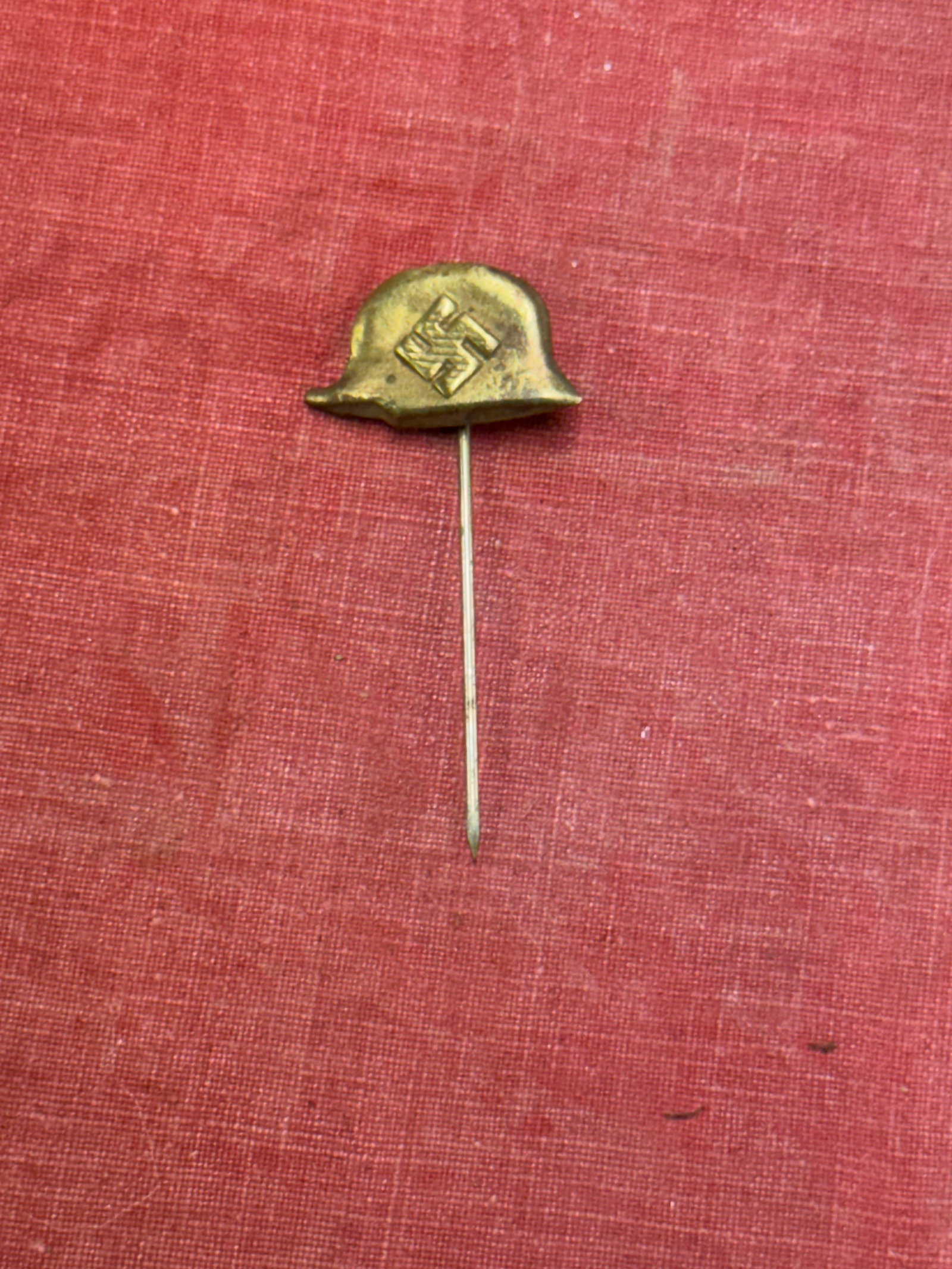 WW2 German Early NSDAP Supporter Stickpin: WW2 German Early NSDAP Supporter Stickpin. A scarce find. Shows good wear and use with a beautiful overall patina. Please view all detailed pictures. A rare find.
