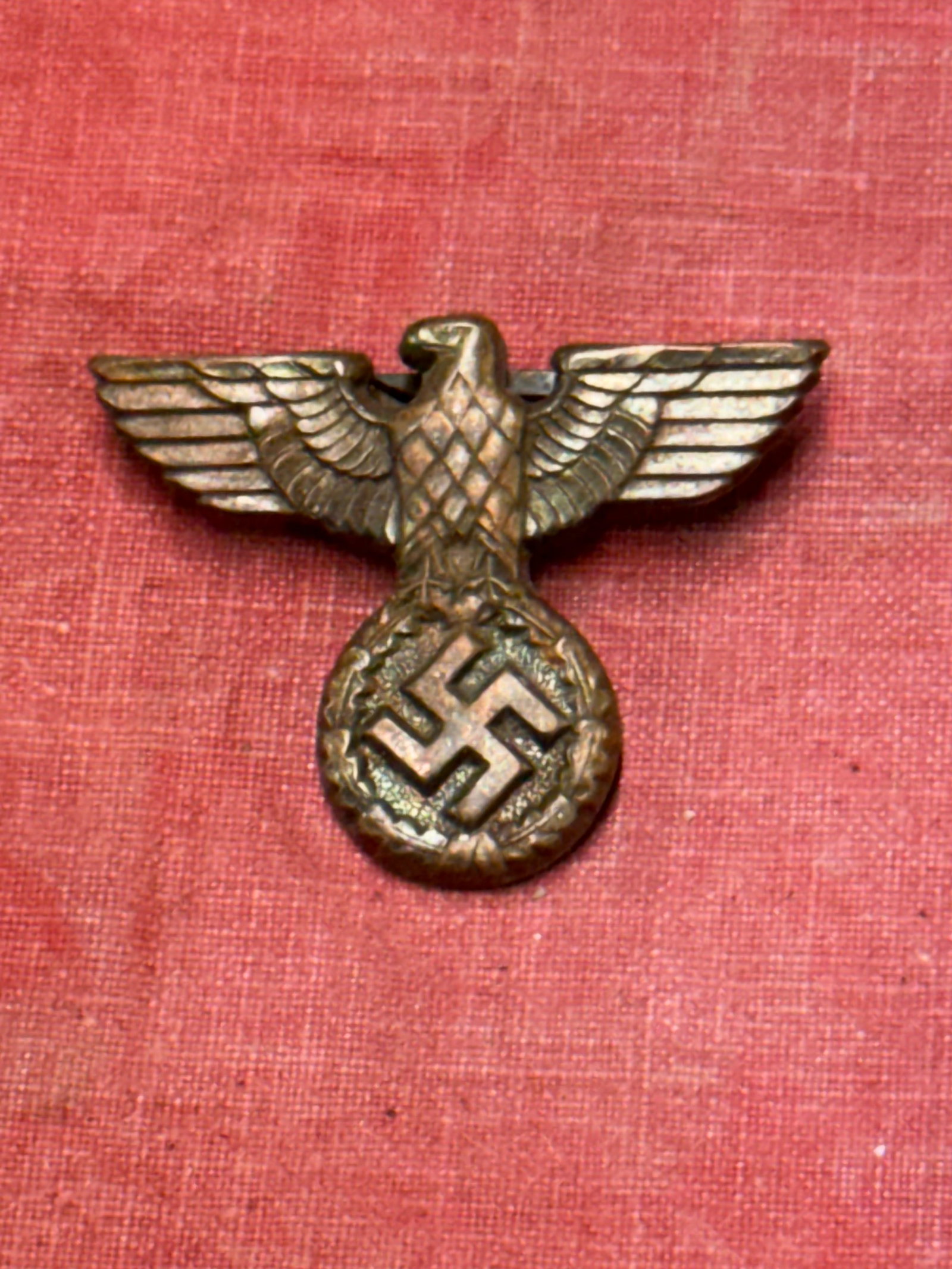 WW2 German Reichsbahn German Railways Visor Cap Eagle By RZM: WW2 German Reichsbahn German Railways Visor Cap Eagle By RZM. Shows good wear and use with a beautiful overall patina. Please view all detailed pictures. A rare find.