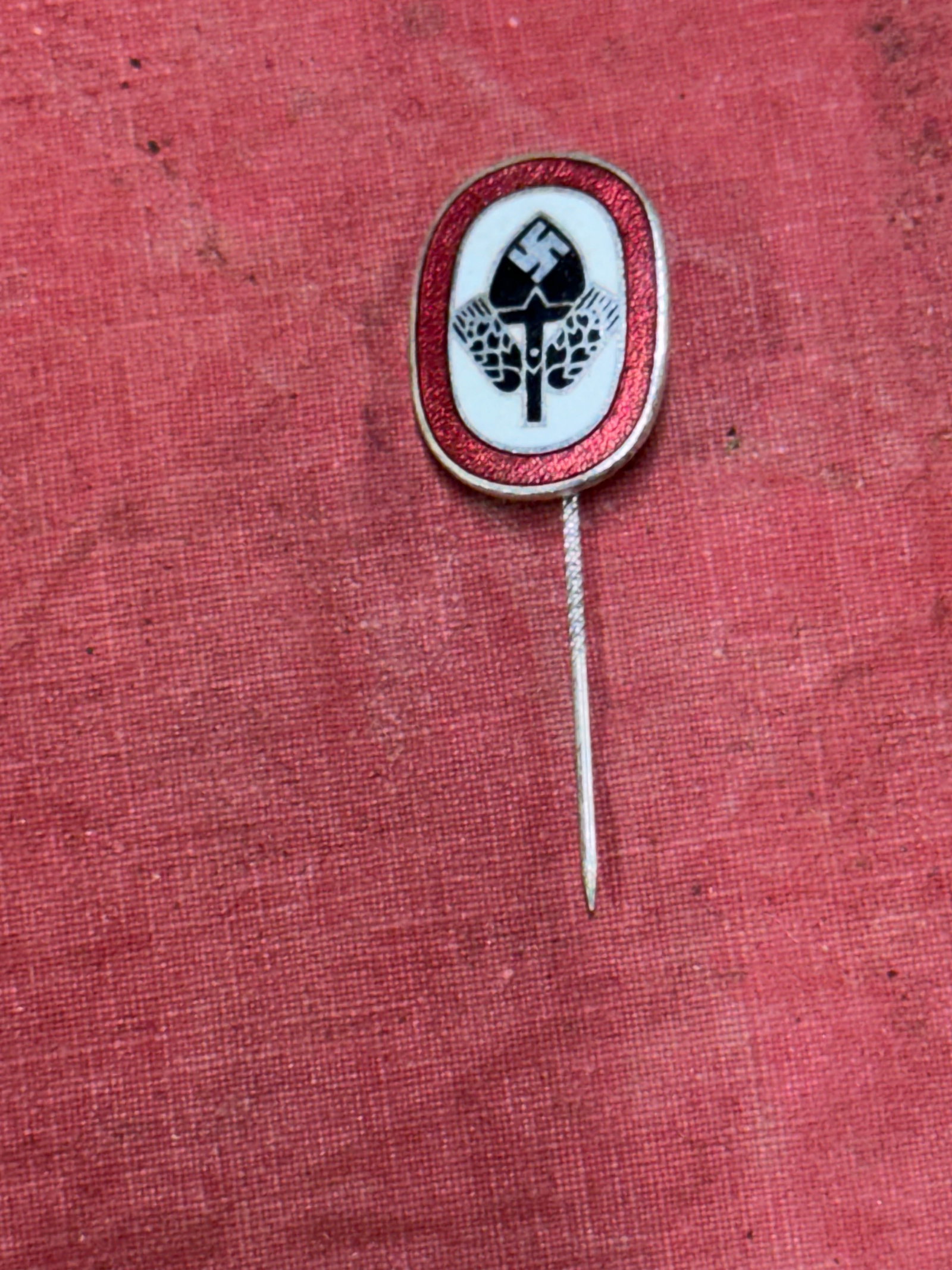 WW2 German NSDAP (NAZI PARTY) RAD MEMBERS STICK PIN: WW2 German NSDAP (NAZI PARTY) RAD MEMBERS STICK PIN. The basis of the Reichsarbeitsdienst, (National Labor Service), dates back, at least, to 1929 with the formation of the AAD, Anhalt Arbeitsdienst, 