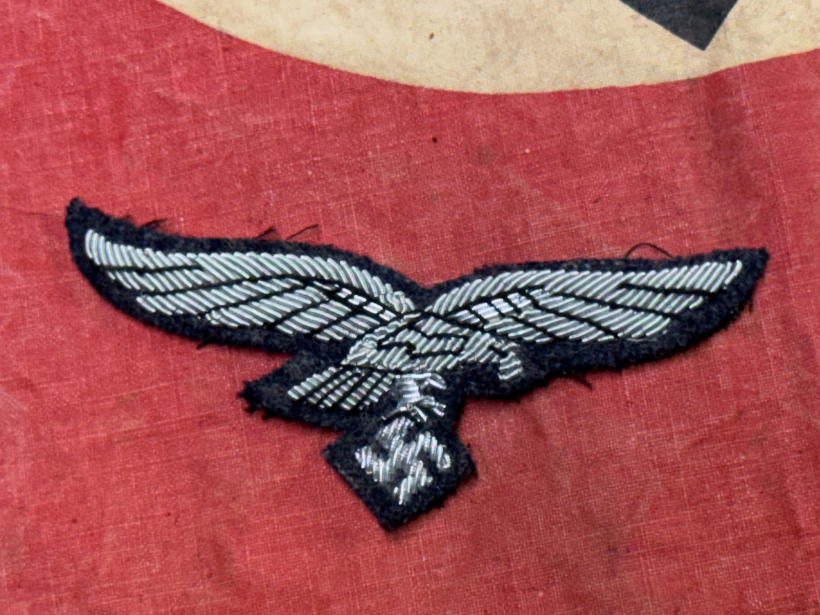 WW2 German Hermann Goring EM Panzer Eagle: WW2 German Hermann Goring EM Panzer Eagle. Shows good wear and use with a beautiful overall patina. Please view all detailed pictures. A scarce example.