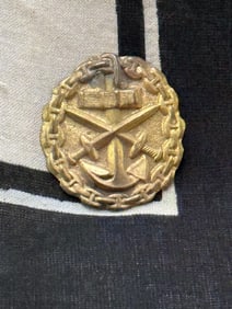 WW1 Germany, Imperial. A Naval Wound Badge, Silver Grade