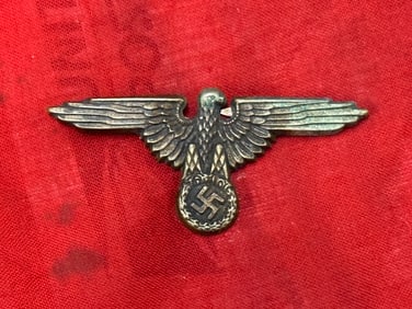 RARE WW2 GERMAN WAFFEN SS VISOR CAP EAGLE