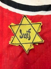 SCARCE ORIGINAL WW2 GERMAN FRENCH ‘JUIF’ STAR OF DAVID