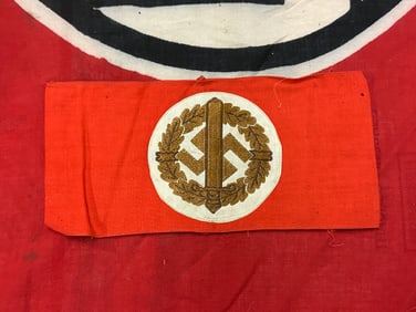 WW2 GERMAN SA WEHRMANNSCHAFT SPORTS ARMBAND - VET BRING BACK