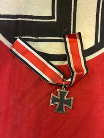 RARE WW2 GERMAN KNIGHTS CROSS OF THE IRON CROSS WITH RIBBON