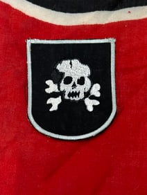 WW2 GERMAN WAFFEN SS TOTENKOPF INSIGNIA PATCH