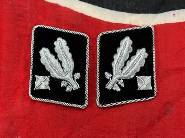 WW2 German Waffen-SS Collar Tabs - Gruppenführer Set of (2)