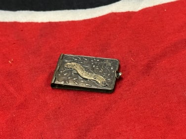 ANTIQUE GERMAN STERLING SILVER MINIATURE PENDANT LOCKET PHOTO BOOKLET