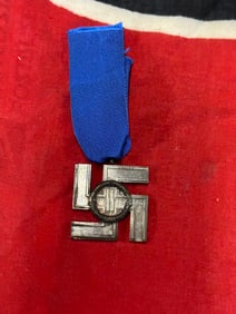 SCARCE WW2 GERMAN WAFFEN SS 12 YEAR LONG SERVICE MEDAL AWARD