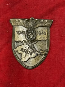 German WWII Crimea Krim Shield Decoration - Krimschild