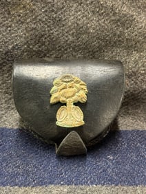 CIVIL WAR CONFEDERATE CSA SOUTH CAROLINA SOUTHERN REBEL LEATHER CAP BOX