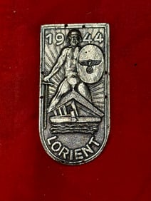 WW2 GERMAN 1944 LORIENT CAMPAIGN SHIELD