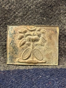 CIVIL WAR CONFEDERATE CSA SOUTH CAROLINA PALMETTO SOUTHERN REBEL BELT PLATE BUCKLE