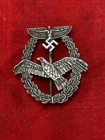 WW2 GERMAN N.S.F.K. PILOT BADGE Type 1