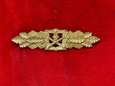 WW2 GERMAN CLOSE COMBAT CLASP IN BRONZE