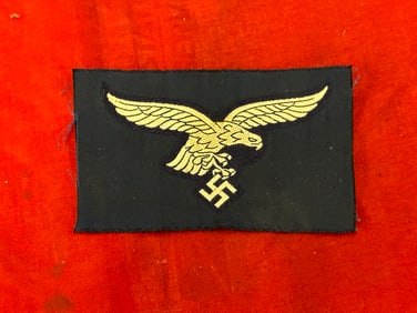 WW2 German Luftwaffe Breast Eagle, BeVo Construction