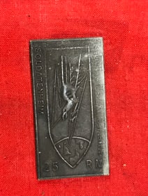 WWII German St. Helier Und St. Brelades Soldatenheim 25 Mark Coin Token