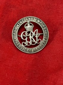 WWI Silver War Badge, 355110, Kings Own Scottish Borderers