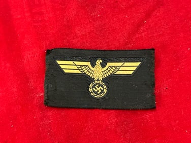 RARE WW2 GERMAN KRIEGSMARINE M36 UN-ISSUED SLEEVE INSIGNIA BADGE