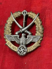 WW2 German SS Badge - Kosacken (Bronze) By V. Hans Zeissigileipzig
