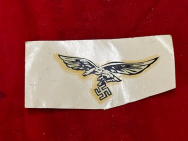 WWII German Luftwaffe Decal - Second Pattern 'Standard' or 'NS' Eagle Typical