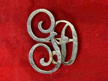 RARE WW2 GERMAN OFFICER SILVER MONEY CLIP