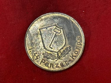 WW2 GERMAN WAFFEN SS LEIBSTANDARTE SS ADOLF HITLER ISSAH MEDAL COIN