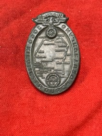 RARE WW2 GERMAN NSKK TINNIE BADGE