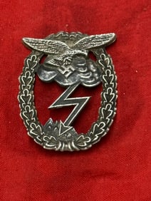 RARE WW2 GERMAN GROUND ASSAULT BADGE OF THE LUFTWAFFE