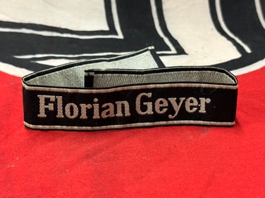 WW 2 GERMAN WAFFEN SS FLORIAN GEYER CUFF BAND