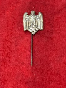 RARE WW2 GERMAN WEHRMACHT EAGLE LAPEL STICKPIN