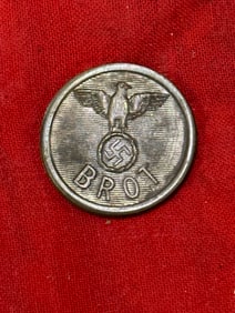 German WWII Bread (BROT) Token Coin