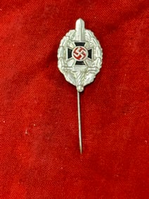 SCARCE WW2 GERMAN NSKOV MEMBERSHIP TIE STICKPIN