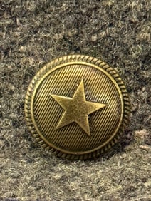 CIVIL WAR CONFEDERATE CSA TEXAS STAR SOUTHERN REBEL BUTTON