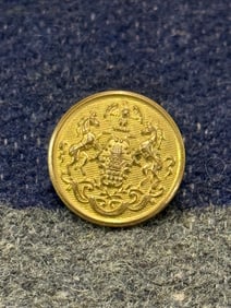 RARE CIVIL WAR PENNSYLVANIA COAT OF ARMS COAT BUTTON BY HORSTMANN