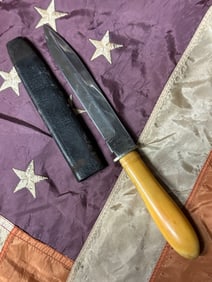 CIVIL WAR CONFEDRATE CSA OFFICER BONE HANDLE DAGGER BY M. PRICE SAN FRANCISCO