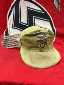 WW2 GERMAN POW PRISONER OF WAR HAT