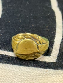 RARE WW2 GERMAN STAHLHELM RING