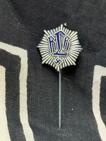 RARE WW2 GERMAN LARGE RLB MEMBER STICK PIN
