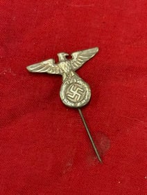 RARE WW2 GERMAN NSDAP EAGLE LAPEL STICK PIN