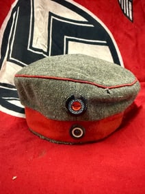 RARE WW1 IMPERIAL GERMAN M1907 PRUSSIAN FELDMUTZE / KRATZCHEN